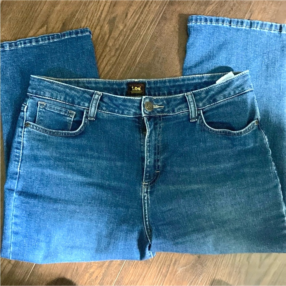 Lee Blue Ankle Cropped Jeans
